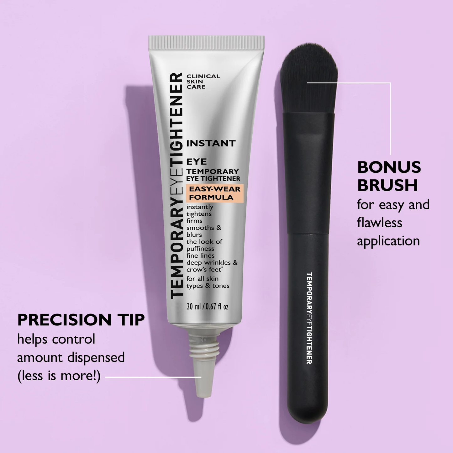 Final 3 Hours: 80%OFF💖 Instant Eye Tightener Easy-Wear Formula With Brush Free!