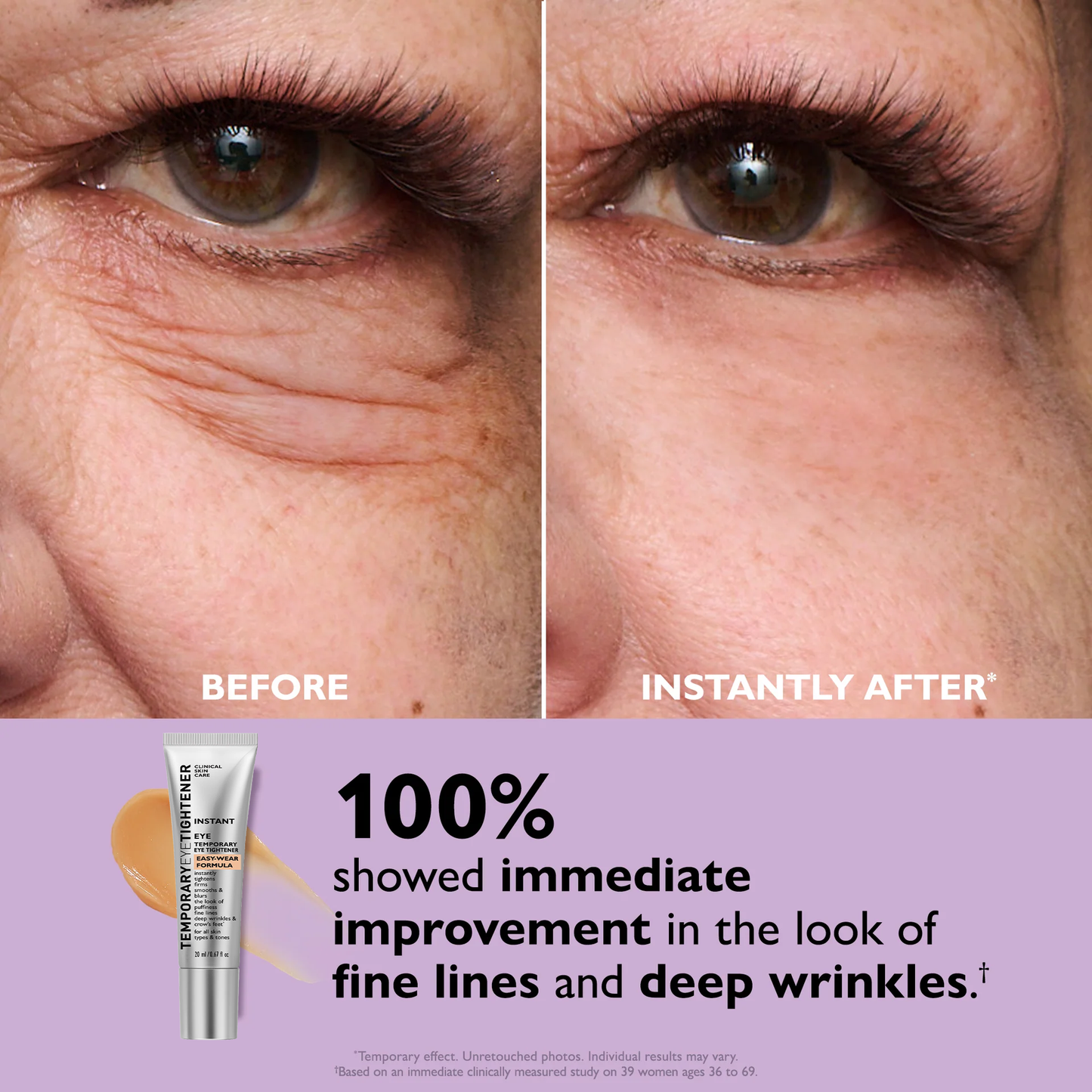 Final 3 Hours: 80%OFF💖 Instant Eye Tightener Easy-Wear Formula With Brush Free!