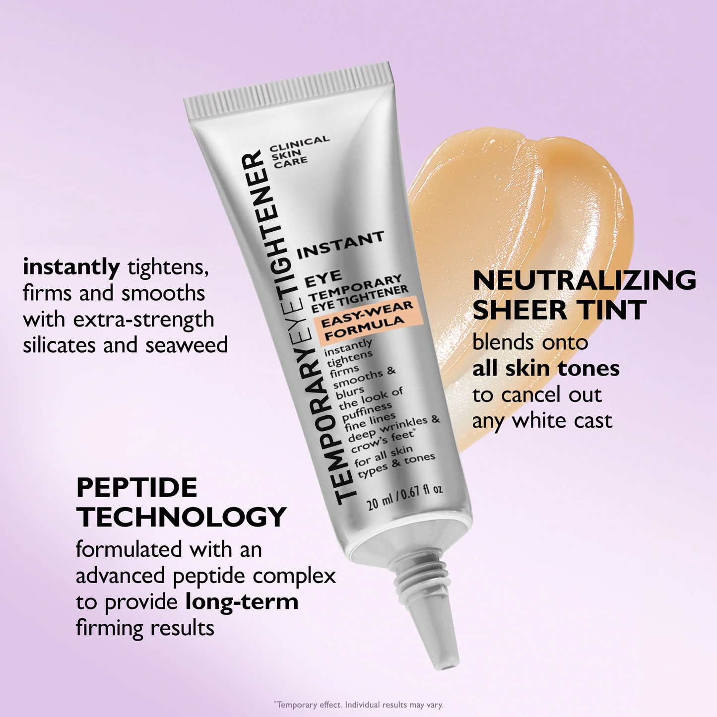 Final 3 Hours: 80%OFF💖 Instant Eye Tightener Easy-Wear Formula With Brush Free!