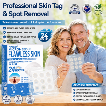 👩‍⚕️💎 𝐎𝐟𝐟𝐢𝐜𝐢𝐚𝐥 𝐒𝐭𝐨𝐫𝐞 | 𝑵𝐞𝒌𝐢𝐬𝐬® 🌿 𝐁𝐨𝐭𝐚𝐧𝐢𝐜𝐚𝐥 𝐌𝐢𝐜𝐫𝐨𝐧𝐞𝐞𝐝𝐥𝐞 𝐇𝐲𝐝𝐫𝐨𝐜𝐨𝐥𝐥𝐨𝐢𝐝 𝐏𝐚𝐭𝐜𝐡 (𝐅𝐨𝐫 𝐒𝐤𝐢𝐧 𝐓𝐚𝐠𝐬, 𝐒𝐦𝐚𝐥𝐥 𝐒𝐤𝐢𝐧 𝐆𝐫𝐨𝐰𝐭𝐡𝐬, 𝐖𝐚𝐫𝐭𝐬, 𝐌𝐨𝐥𝐞𝐬, 𝐀𝐠𝐞 𝐒𝐩𝐨𝐭𝐬 & 𝐏𝐢𝐠𝐦𝐞𝐧𝐭𝐚𝐭𝐢𝐨𝐧 𝐂𝐨𝐧𝐜𝐞𝐫𝐧𝐬)